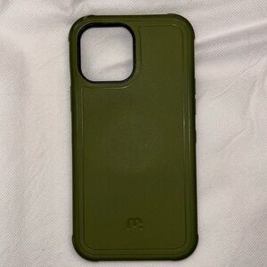 iPhone 13 Pro Max case: MYBAT PRO 3pc Khaki Green